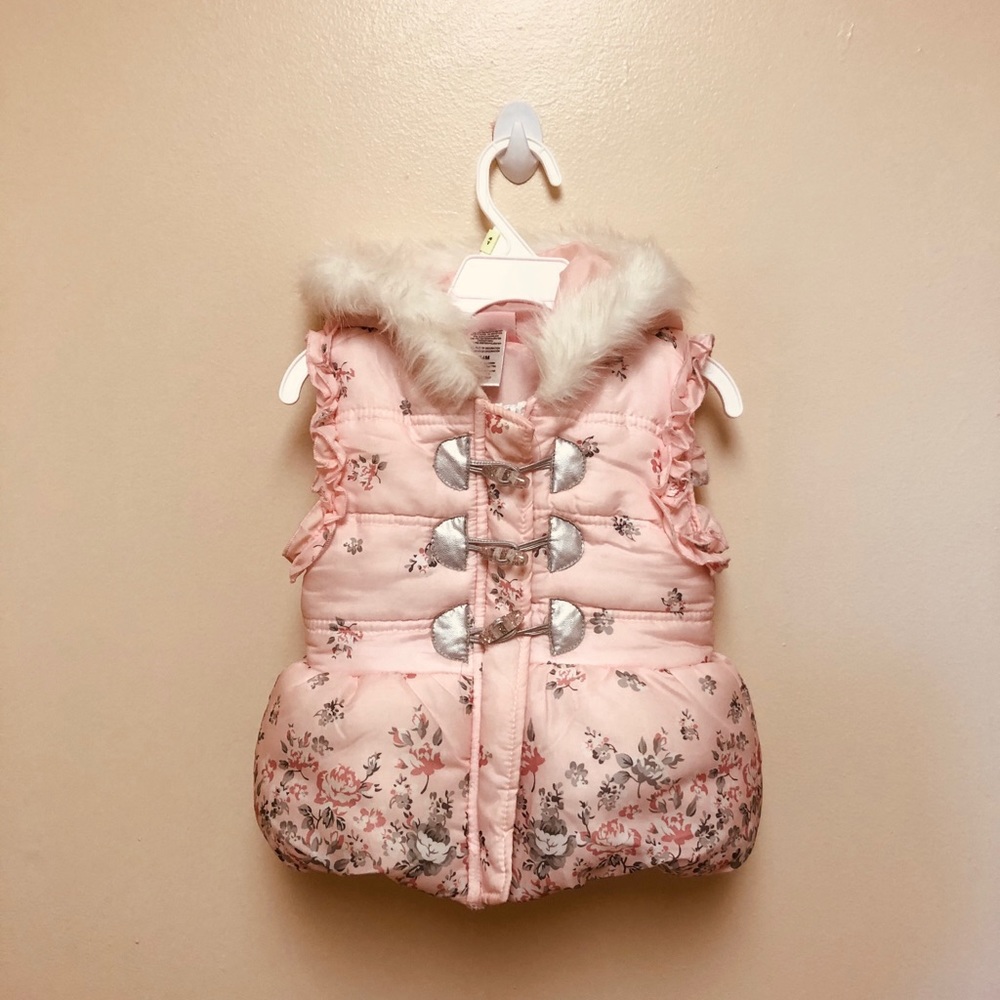 24 months Vest. Plus marching sweater. No stains.